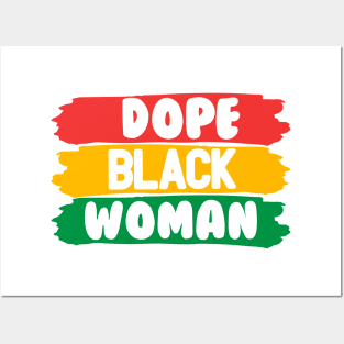 Dope black woman Posters and Art